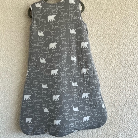 Gunamuna Baby Sleepsack Bamboo Wearable Blanket Gray Polar Bear Size 3-9 Months - Picture 7 of 10